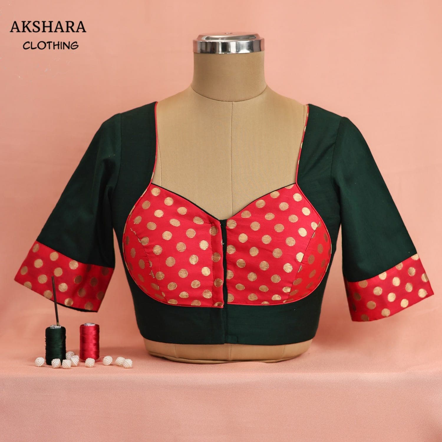 Emerald & Rose Peacock Blouse